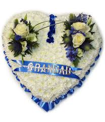 1 name of the deceased please note that due to the seasonal availability of flowers it may be necessary to vary individual stems from those shown. Grandad Heart Funeral Tribute