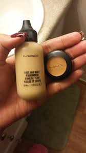 Mac face & body in c3, one layer applied with fingers. Mac Face And Body Foundation Studio Finish Concealer Review N M D A I L Y