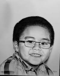 Winterscape. Graphite stick, charcoal. 8x10