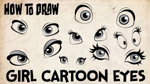 Female anime eye specifics (before you start drawing). How To Draw Girl Cartoon Eyes Youtube
