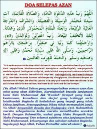 Doa Selepas Azan Sq Jpg 716 956 Doa Islam Islam Facts Relationship Quotes