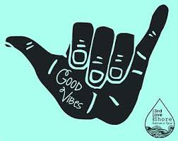 Vibes Symbol Google Sogning Vinyl Wall Art Decals Surf Art Computer Sticker