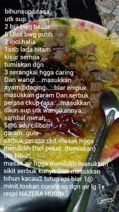 Untuk resepi kak bell ni, korang amik bihun letak dalam mangkuk, cedok kuah sup then korang pegilah makan. Resepi Bihun Sup Utara Food Recipes Laksa