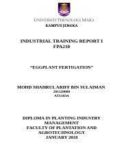 Industrial training report at adv commercial skill sdn bhd. Industrial Training Report I Template Upl Docx Kampus Jengka Industrial Training Report I Fpa210 U201creport Title U201d Ali Bin Abu 201520000 At1103a Course Hero