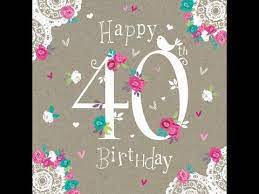Happy 40th Birthday Images Auguri Di Buon Compleanno Buon Compleanno Auguri Di Compleanno