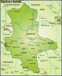 Von mapcarta, die offene karte. Karte Von Sachsen Anhalt Als Ubersichtskarte In Grun Lizenzfreies Bild 10656035 Bildagentur Panthermedia
