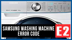 Find the large rubber hose connected to the pump at the bottom of the. Samsung Washer Error Code E2 Causes How Fix Problem