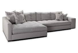 Colton Left Facing Sectional Stone Double Chaise Sofa Sectional Lounge Couch
