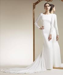 Studio St Patrick 2019 Katiana Wedding Dress The Elegance Of Long Sleeves And A Bateau Neckline Make The Brid Dresses St Patrick Wedding Dress Wedding Dresses