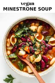 Vegan Minestrone Soup Recipe Vegan Minestrone Soup Whole Food Recipes Healthy Snacks Recipes