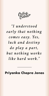 Priyanka Chopra Jonas On Hard Work Failure And Self Esteem You Re Not Born With Confidence Create Cultivate Inspirational Quotes Priyanka Chopra Chopra