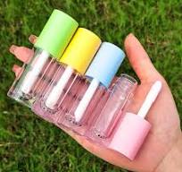 wholesale Empty Lip Gloss Tube with Stopper 6ml Refillable Lip Gloss  Container with Big Brush Applicator and Packaging Box