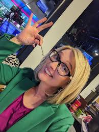 You know you work in TV when...you forget you're still wearing your  earpiece (the thing I wear on-air to hear our producers/directors) and go  out into the real world to pick up