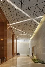 155 North Wacker Architecture Ceiling Lobby Interior Design Lobby Design