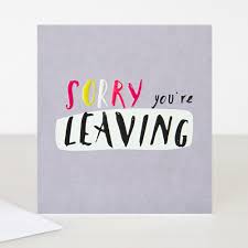 It is also an aid for replacement personnel or. Magrudy Com Caroline Gardner Sorry You Re Leaving Card Hgf006