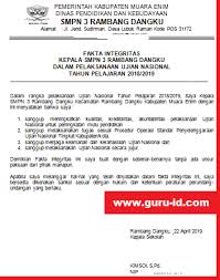 Maybe you would like to learn more about one of these? Pakta Integritas Unbk 2019 Doc Info Pendidikan Terbaru