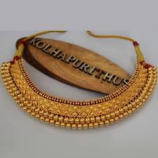 Thushi Kolhapurithushi Traditionaljewellery Thusi Vajratik Mahalaxmigadithu Gold Jewellery Design Necklaces Gold Necklace Designs Jewelry Design Necklace