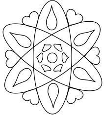Rangoli Design Coloring Printable Page For Kids 4 Rangoli Patterns Rangoli Designs Rangoli Designs Diwali