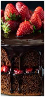 Chocolate Strawberry Cake Recipe Chocolate Strawberry Cake Fresh Strawberry Recipes Strawberry Layer Cakes