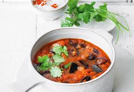 Kaferbohnen Melanzani Chili Mit Chili Joghurt Frisch Gekocht Rezept Frisch Gekocht Rezepte Melanzani