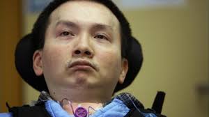 Quadriplegic Tang Siu-pun, who stirred debate