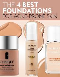 Dermatologists On The Best Foundations For Acne Prone Skin Best Foundation For Acne Acne Prone Skin Foundation Acne Prone Skin