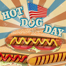 Hot dogs, baseball, apple pie and chevrolet. Nationale Wurstchentag Hot Dog Vektor Lizenzfrei Nutzbare Vektorgrafiken Clip Arts Illustrationen Image 60141026