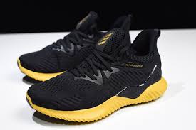 Adidas Black And Yellow Running Shoes New Adidas Alphabounce Em M Black Yellow Cg5555 Sneakers Fashion Adidas New Adidas
