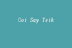 Abby lim food safety officer at neo group limited. Ooi Say Teik Lawyer In Jalan Tuanku Abdul Rahman
