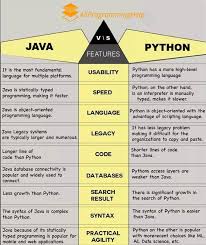Difference Between Java Vs Python Make An Infographic Programming Homework Helpers