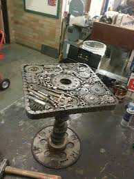 Gear Table Steampunk Furniture Steampunk Decor Metal Furniture