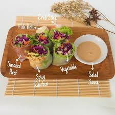 Selain mengenyangkan, salad sayur juga sangat menyehatkan. Salad Sayur Spring Roll Salad Vietnam Isi 4pcs Shopee Indonesia