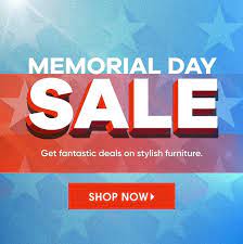 No down payment & no interest for only 60 months $27 buy the room & save! Memorial Day Furniture Sale Deals