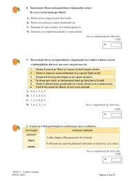 Probele scrise la limba română (22 iunie) și la matematică (24 iunie) din cadrul examenului de evaluare națională încep la ora 09.00. Subiectele Date Azi La Limba È™i Literatura RomanÄƒ La Evaluarea NaÈ›ionalÄƒ Pentru Clasa A Iv A Edupedu Ro