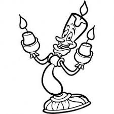 How To Draw Lumiere Beauty And The Beast Lumiere Step 7 Lumiere Beauty And The Beast Beauty And The Beast Drawing Rose Coloring Pages