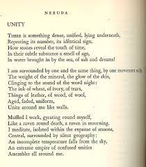 Unity Hay Es Un Poema De Pablo Neruda Es Bueno Porque Es Muy Discriptivo Es Acerca De Su Naturaleza Es Uno Con El Pablo Neruda Words Worth Unity