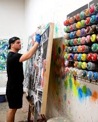 Back in the studio, working