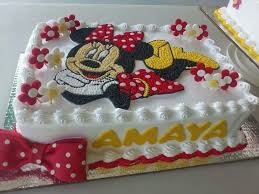 Bizcocho De Mickey Mouse Cuadrado Pin By Julia Campos On Mickey And Minnie Minnie Mouse Birthday Cakes Mini Mouse Cake Minnie Cake