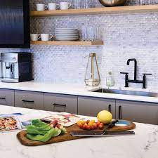You can install the wavy porcelain for covering the backsplash area as it has a surface that is easy to clean. Unique 3 D Backsplashes To Wake Up Your Design