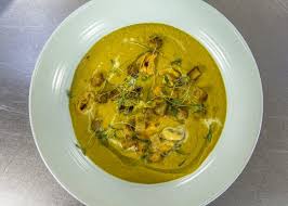 Winter Root Vegetable Soup With Mussels James Martin Chef Winter Root Vegetables Root Vegetable Soup Saturday Kitchen Recipes