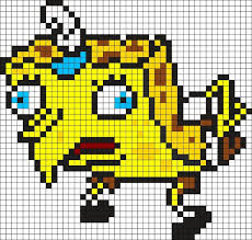 Spongebob Meme Perler Perlenmuster Perlensprite Check More At Https Memes Berkemre Club Spongebob Pixel Art Pattern Pixel Art Grid Pony Bead Patterns