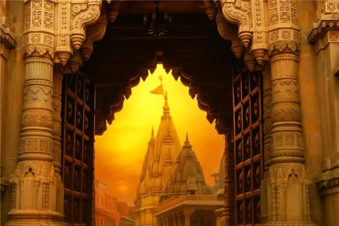 Devotees during Sawan at Kashi Vishwanath Temple, Varanasi