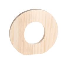 Darice 8 In H Wooden Letter O In Unfinished Wood 30051965 The Home Depot