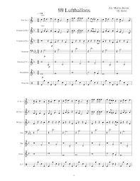 Long double modfl (long double x, long double* intpart); 99 Luftballons Modif Sheet Music For Trombone Concert Band Musescore Com