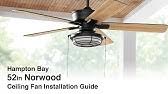 Its been a whole month since we purchased this ceiling fan. Hampton Bay Brookedale 60 In Ceiling Fan The Home Depot Youtube