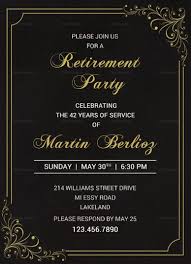 Black And Gold Wedding Invitations Templates Black Gold Retirement Invitation Template Black And Gold Invitations Retirement Invitation Template Retirement Invitations
