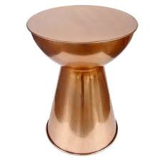Hourglass Accent Table White Project 62 Accent Table Copper Accent Table Copper Side Table