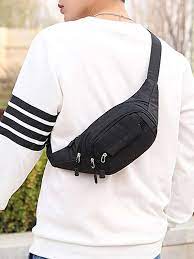 Prix régulier €129,30 prix réduit €92,80. Homme Sac Banane Avec Zip Mode En Ligne Shein France