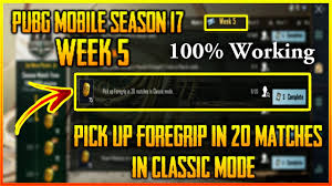 It was released globally in march 2018. Pubg Mobile Pick Up Foregrip In 20 Matches In Classic Mode Youtube
