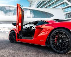Red Lamborghini Aventador S Roadster Wallpapers Wallpaper Cave